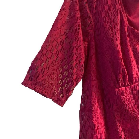 Pre Owned Women’s Rabbit Rabbit Rabbit Lacey Dress Sz 15W Classic Casual Style - Picture 3 of 11